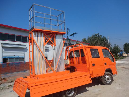 车载铝合金升降机生产图片 车载铝合金升降机图片