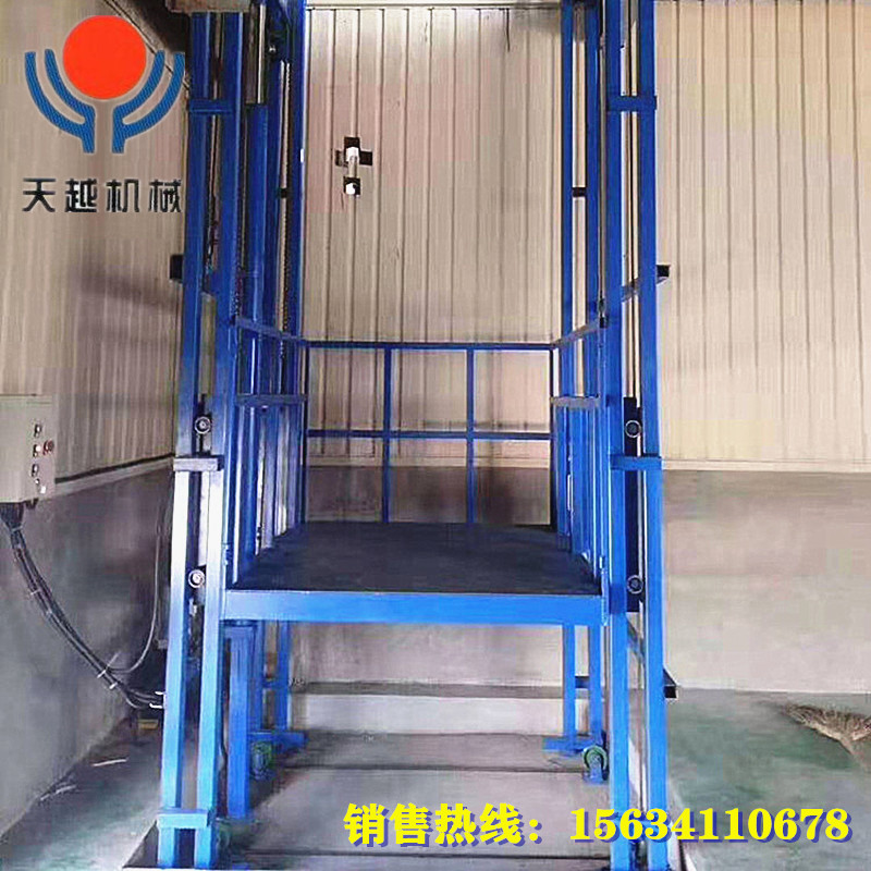 导轨式升降机图片 导轨式升降货梯